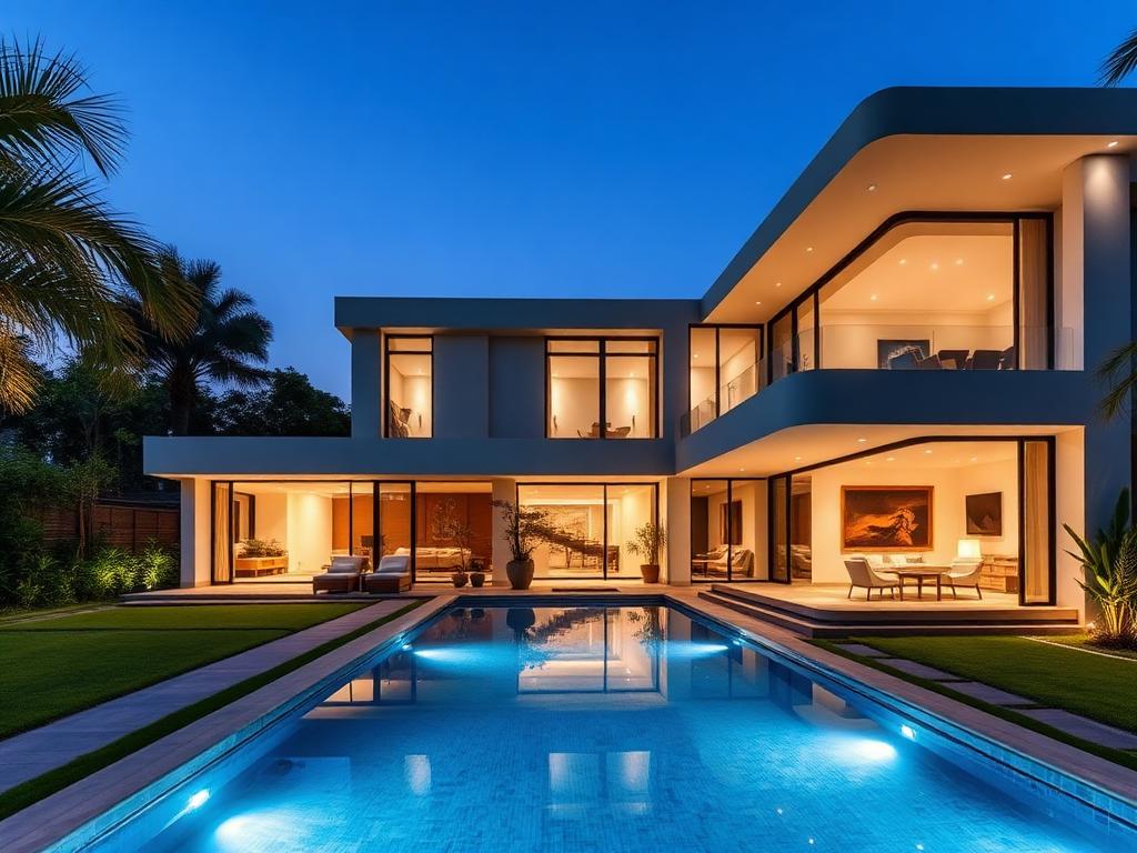 Whitefield Villa with Pool